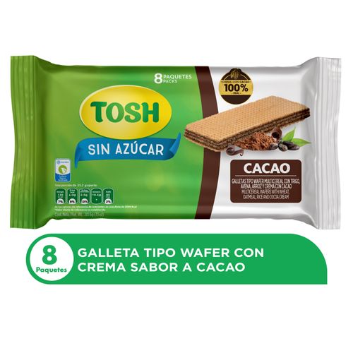 Galleta Tosh Wafer Cacao - 201g