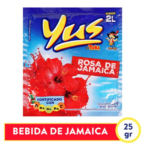 Bebida En Polvo Yus Jamaica 25Gr