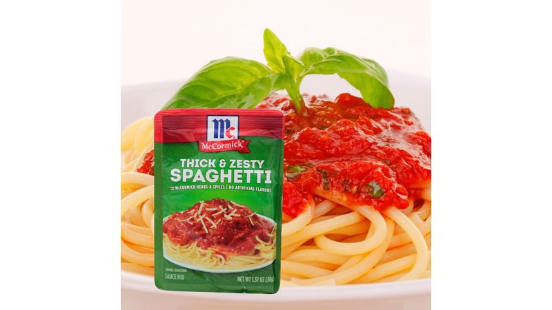 2 McCormick Thick And Zesty Spaghetti Sauce Mix - 1.37oz Lot of 2