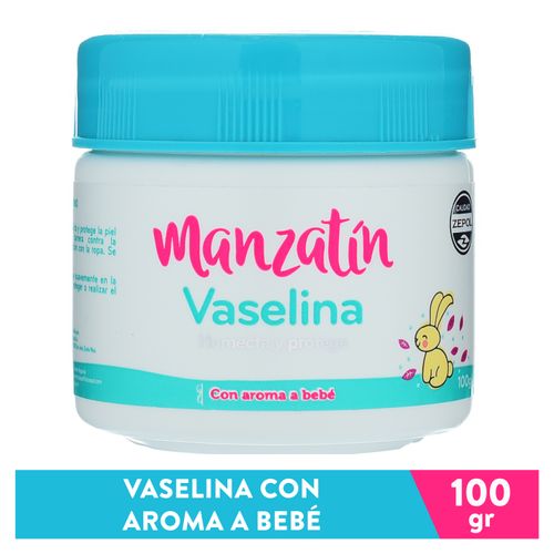 Vaselina Manzatin Con Aroma A Bebe - 100 g