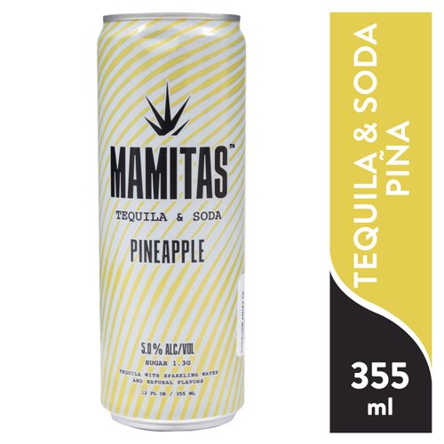 Mamitas Hard Seltzer Pina Lata 355ml