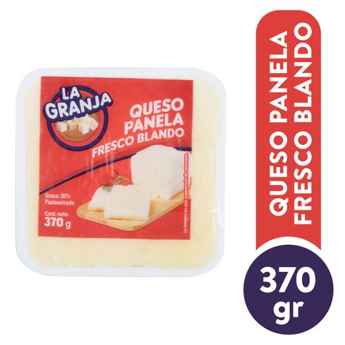 Queso panela La Granja fresco blando - 370 g