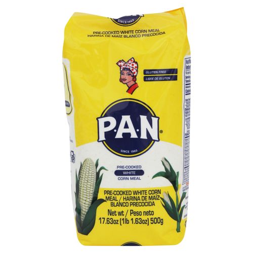 Harina Pan Sin Gluten Blanca 500Gr