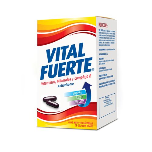 Vital fuerte caja 100 cápsulas - Precio indicado por caja