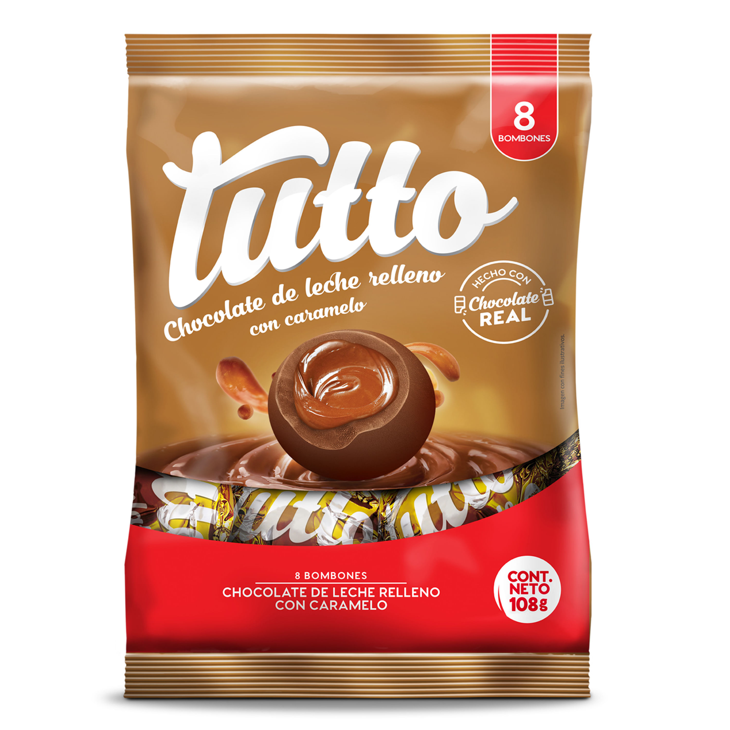 Comprar Chocolates Tutto Bombon Caramelo -108 g