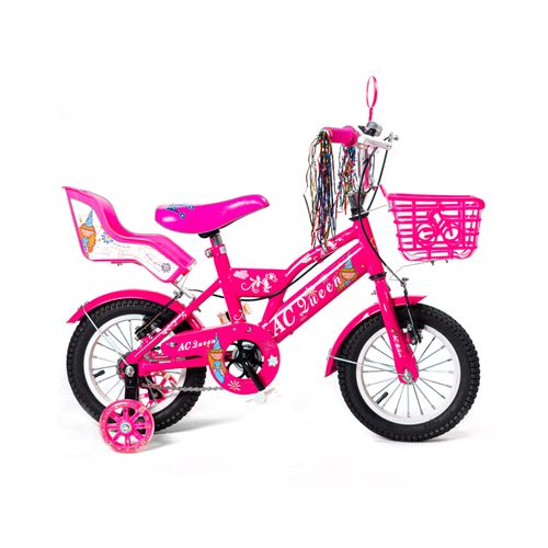 Bicicletas Ac Bikes Para Niña Ac Queen Neumático R12, De 2A4 Años