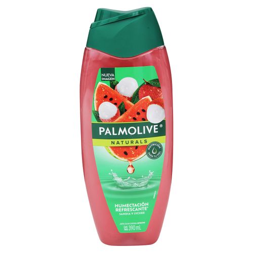 Palmol Nat Gel Bano Sandia Y Leche 390ml