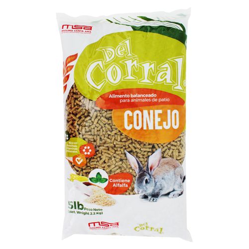 Comida El Corral Para Conejos 2268Gr