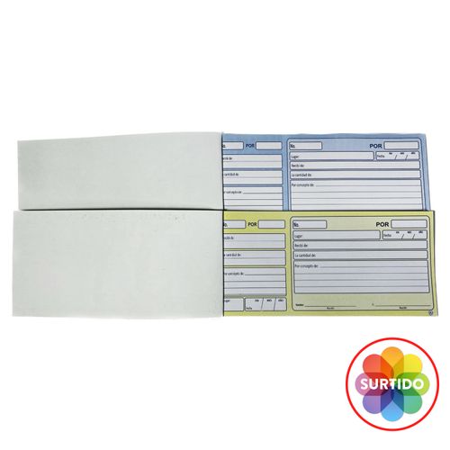 Talonario de recibos Rayados Illescas - 50 hojas