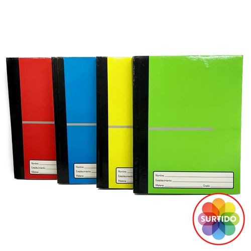 Cuaderno Nottas De Resortes Dibujo Surtido De Color- 100 Hojas