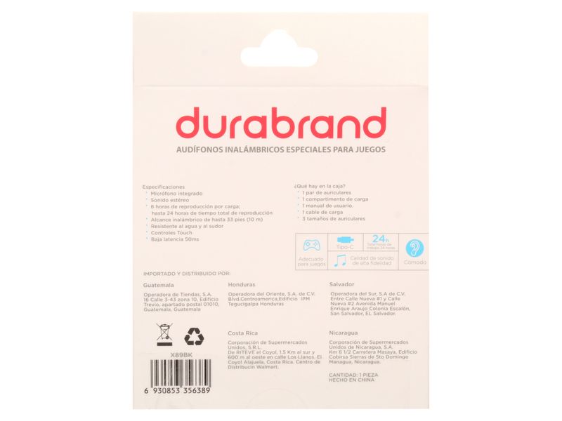 Durabrand-Audifonos-Buds-Negro-X89bk-4-64180