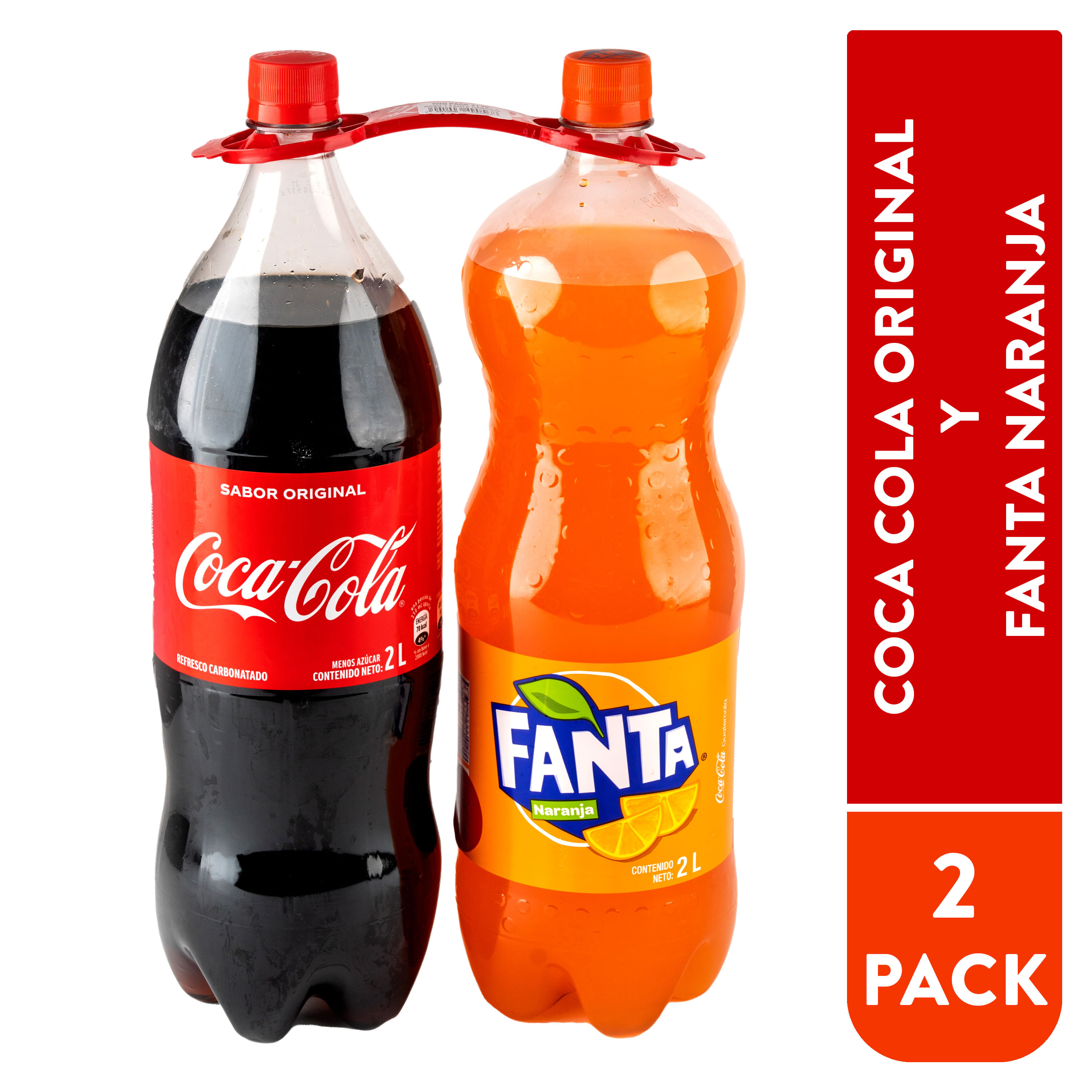 Comprar Gaseosa Coca Cola regular + Fanta naranja 2pack - 4 L, Walmart  Guatemala - Maxi Despensa