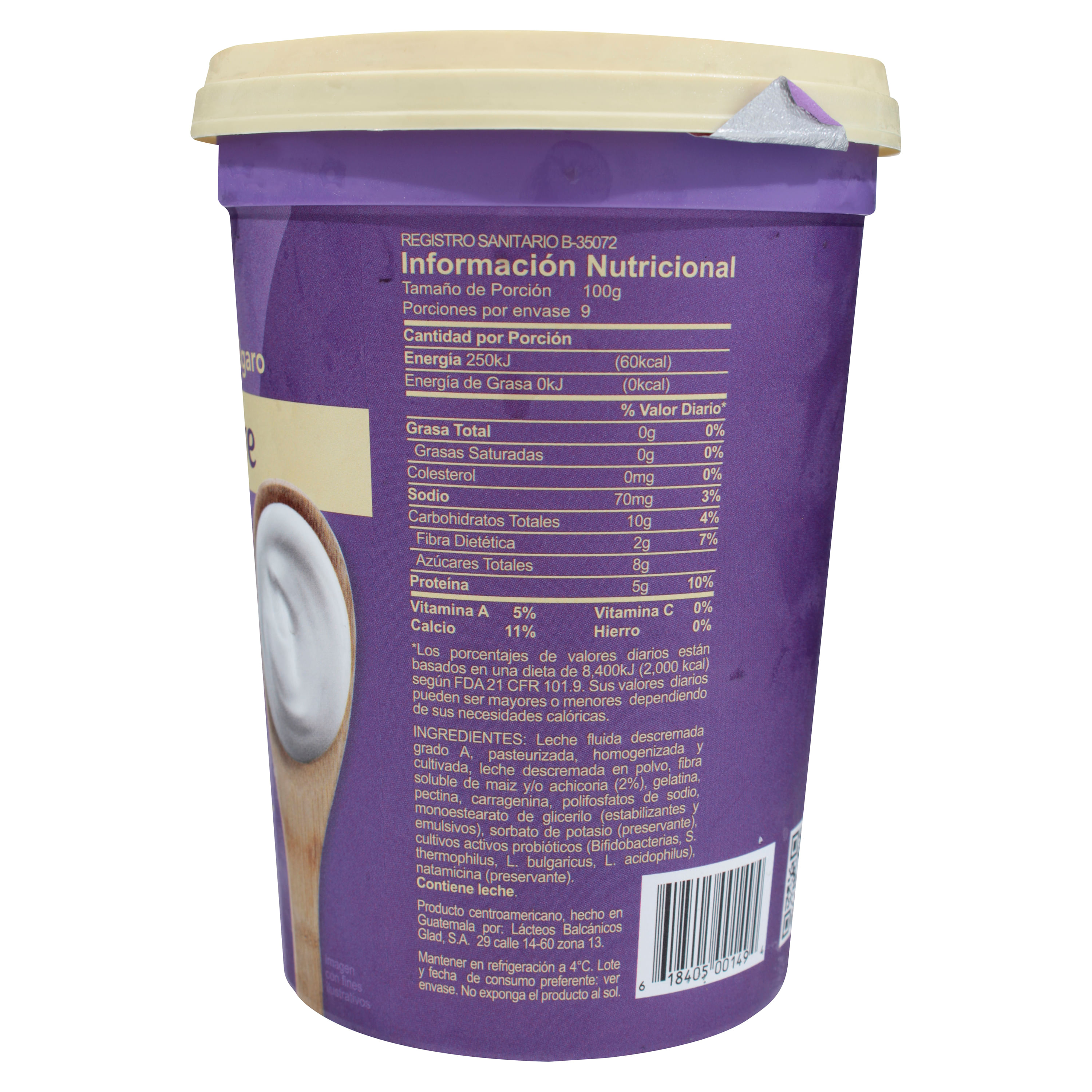 Yogurt Digestive Natural 900ml