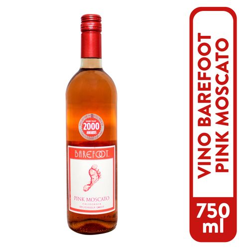 Vino Barefoot Pink Moscato - 750ml