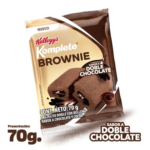 Brownie Kompete Kellogg´s Relleno De Chocolate - 70g