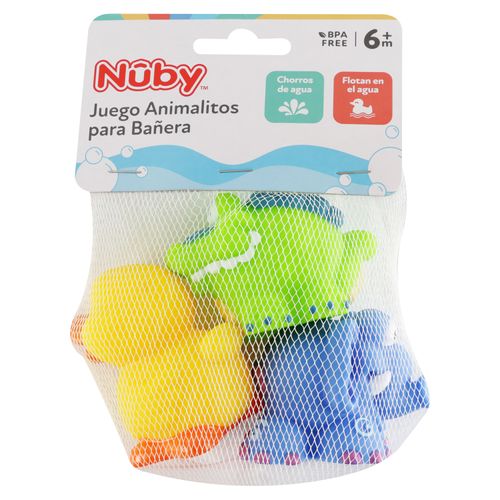 Jugete De Bano Nuby 3 Piezas Ea