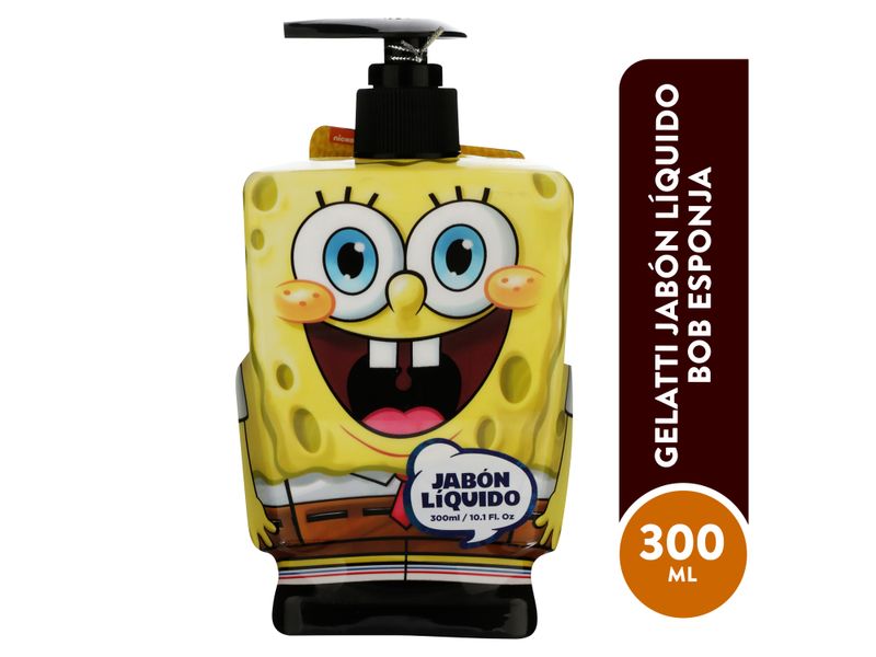 Gelatti-Jabon-Liquido-Bob-Esponja-300-Ml-1-66755