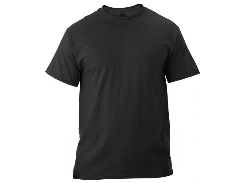 Camiseta-Fruit-Of-The-Loom-Cuello-Redondo-color-negro-Talla-M-2-61565