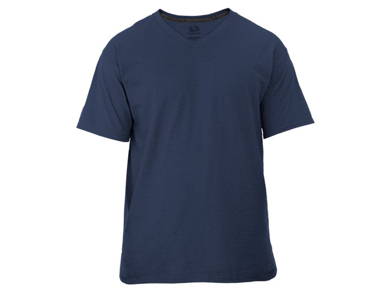 Camiseta-Fruit-Of-The-Loom-Cuello-V-color-azul-Talla-XL-2-61587