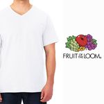 Camiseta-Fruit-Of-The-Loom-Cuello-V-color-blanco-Talla-XL-5-61563