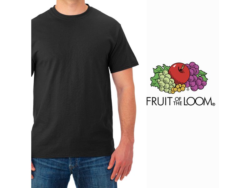 Camiseta-Fruit-Of-The-Loom-Cuello-Redondo-color-negro-Talla-M-5-61565