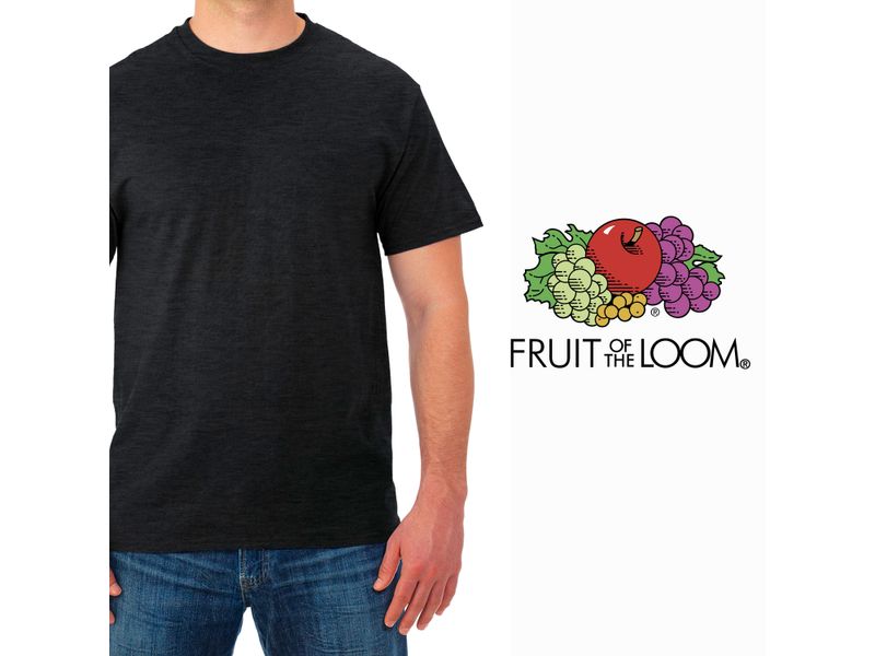 Camiseta-Fruit-Of-The-Loom-Cuello-Redondo-color-gris-Talla-M-5-61581