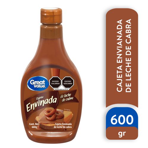 Cajeta Great Value Envinada -660g