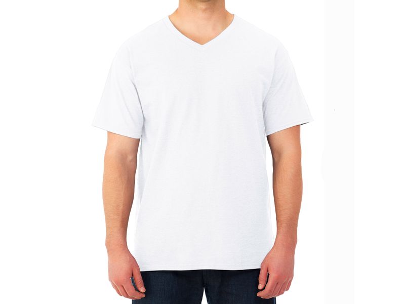 Camiseta-Fruit-Of-The-Loom-Cuello-V-color-blanco-Talla-XL-1-61563