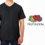 Camiseta-Fruit-Of-The-Loom-Cuello-V-color-gris-Talla-XL-5-61696