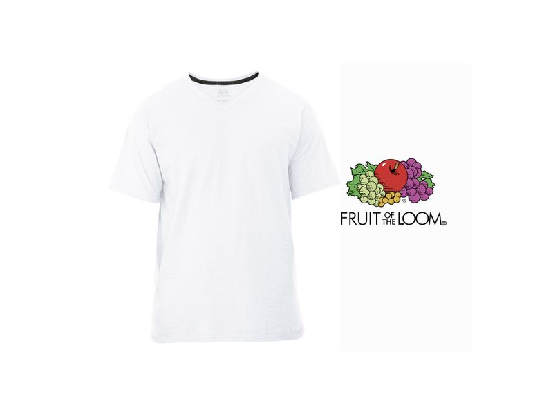 Camiseta-Fruit-Of-The-Loom-Cuello-V-color-blanco-Talla-S-3-61560