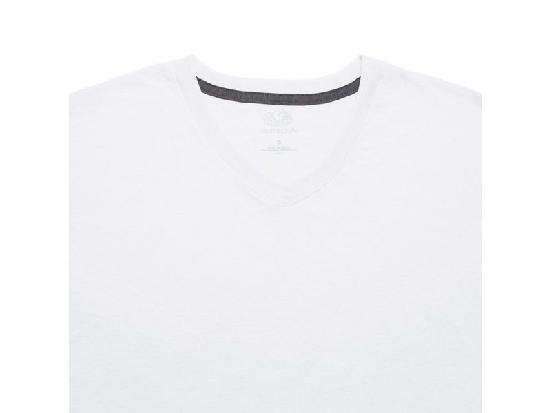 Camiseta-Fruit-Of-The-Loom-Cuello-V-color-blanco-Talla-L-3-61562