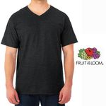 Camiseta-Fruit-Of-The-Loom-Cuello-V-color-gris-Talla-L-4-61695