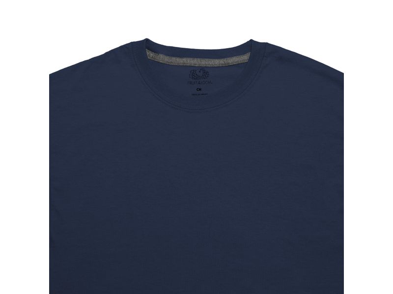 Camiseta-Fruit-Of-The-Loom-Cuello-Redondo-color-azul-Talla-S-3-61572
