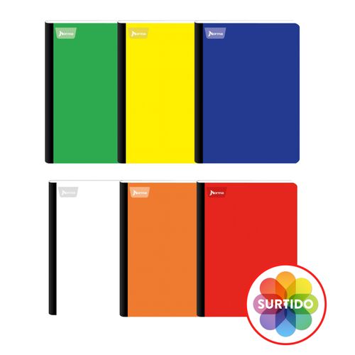 Cuaderno Norma cosido monocolor rayado - 100 hojas