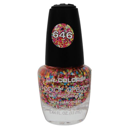 Esmal Lc Col Craze Palo Rosa Gliter 15Ml