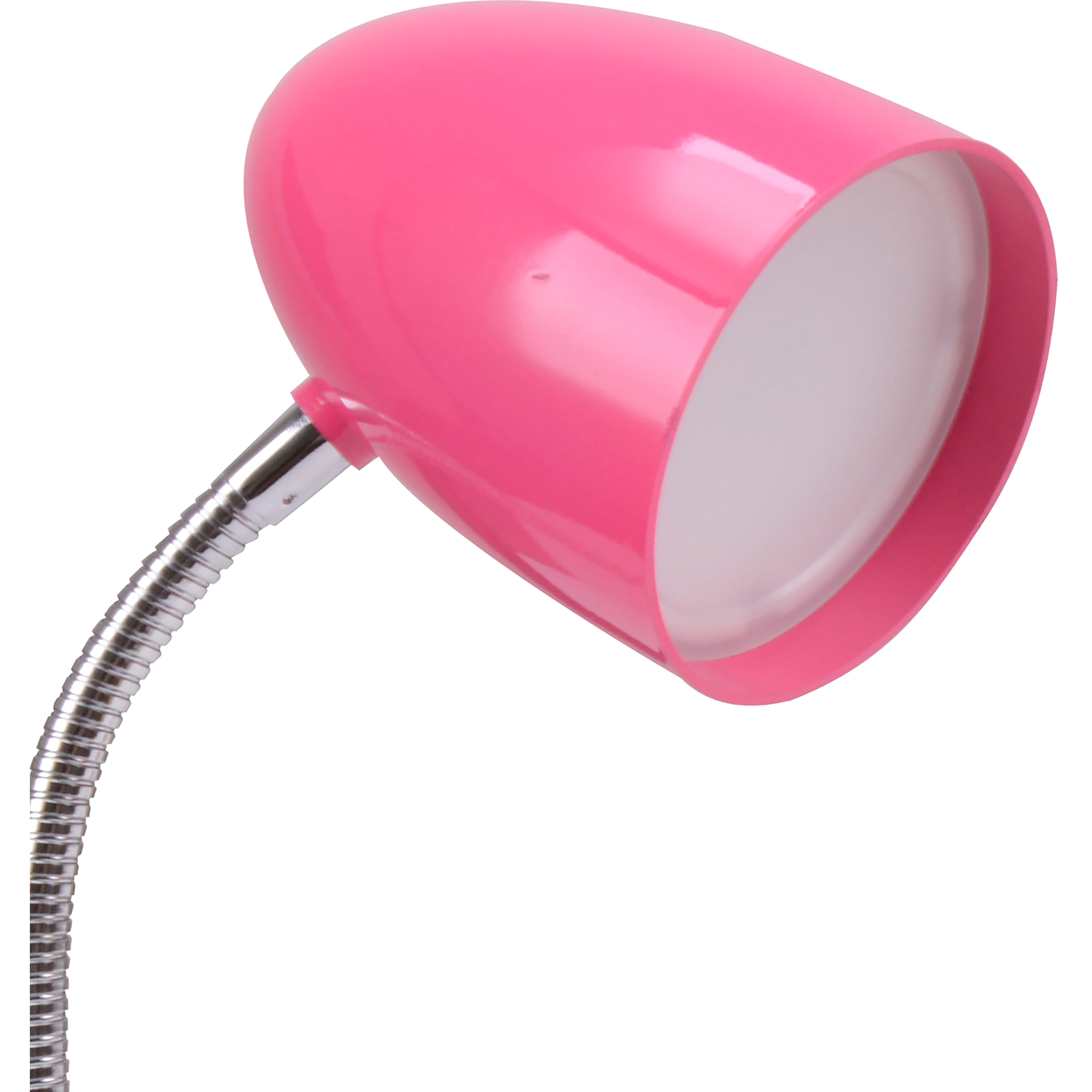 Lámpara de escritorio de metal rosa pastel PIXIE