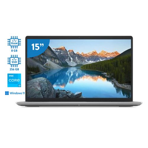 Laptop DELL Inspiron Procesador i3 Ram 8Gb SSD 256 W11H 15 pulgadas