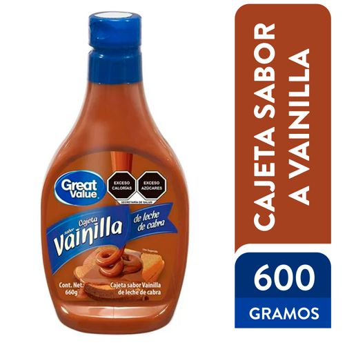 Cajeta Great Value Vainilla -660g