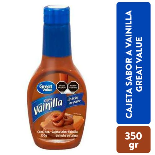 Cajeta Great Value Sabor Vainilla - 350 g