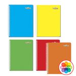 Cuaderno Nottas Espiral Dibujo Surtido Color-100 Hojas