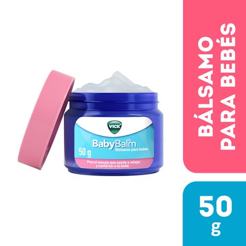 Bálsamo Relajante Vick BabyBalm Para Bebés -50 g