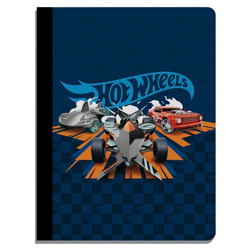 Cuaderno Hot Wheel Cosido Grande Rayas - 100 Hojas