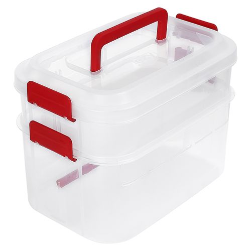 Caja Organizadora Con Division Para Accesorio Navideño