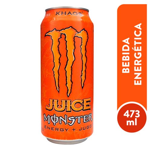 Bebida Monster, Khaos Naranja -473ml