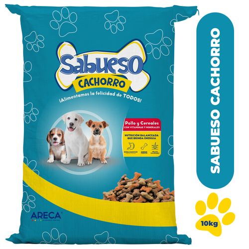 Alimento seco Sabueso para perro cachorros sabor pollo y cereales 2 meses en adelante - 10 kg