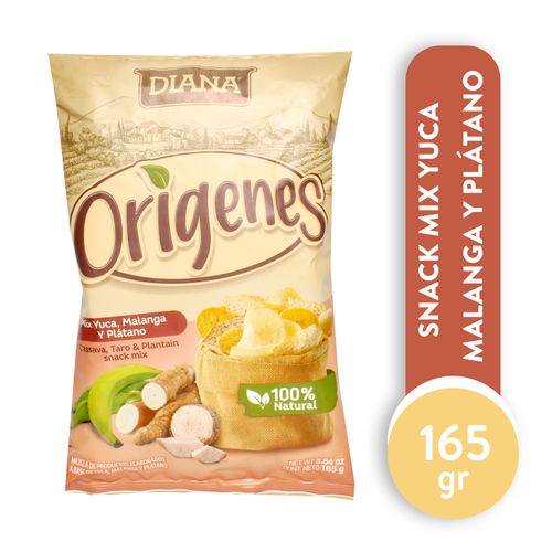 Mix  Diana Yuca Malanga y plátano - 165 g