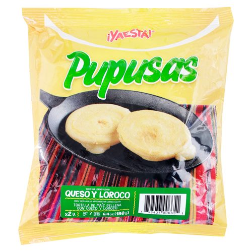 Pupusas YaEstá Queso Loroco 2 Pack - 180 g