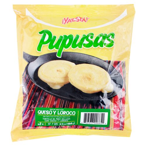 Pupusas Queso Loroco Yaesta 2pk 180gr