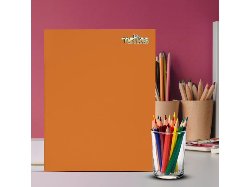 Cuaderno-Nottas-Grapado-Cuadros-Naranja-80-Hojas-3-57495