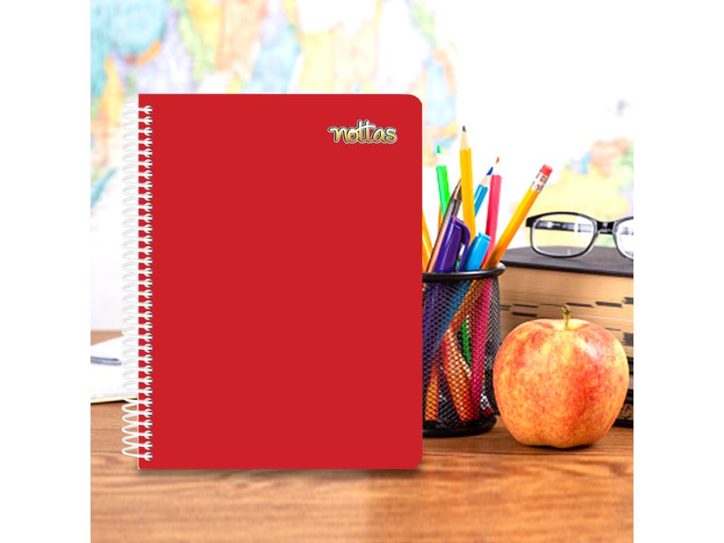 Cuaderno-Nottas-Espiral-Cuadros-Rojo-100-Hojas-4-57516